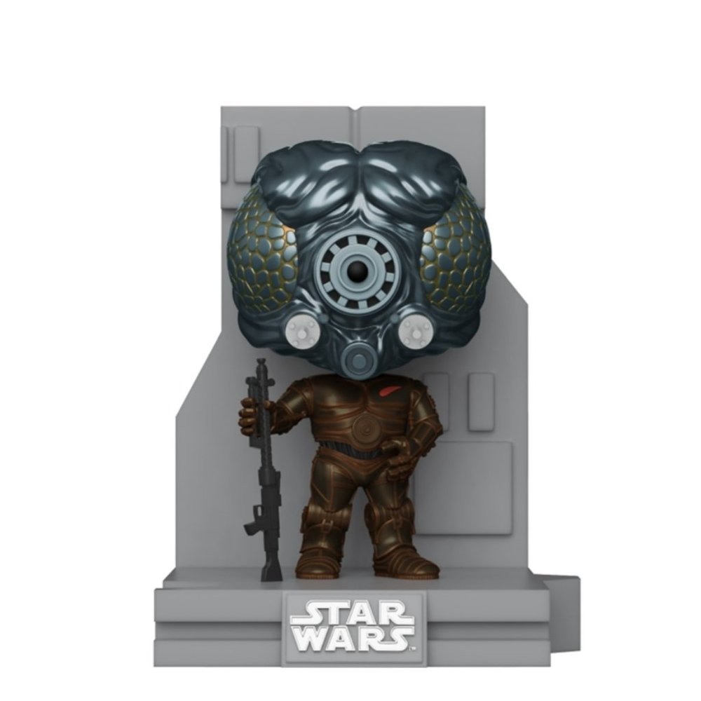 Funko Pop Deluxe Star Wars Bounty Hunter 4-Lom (Metallic)